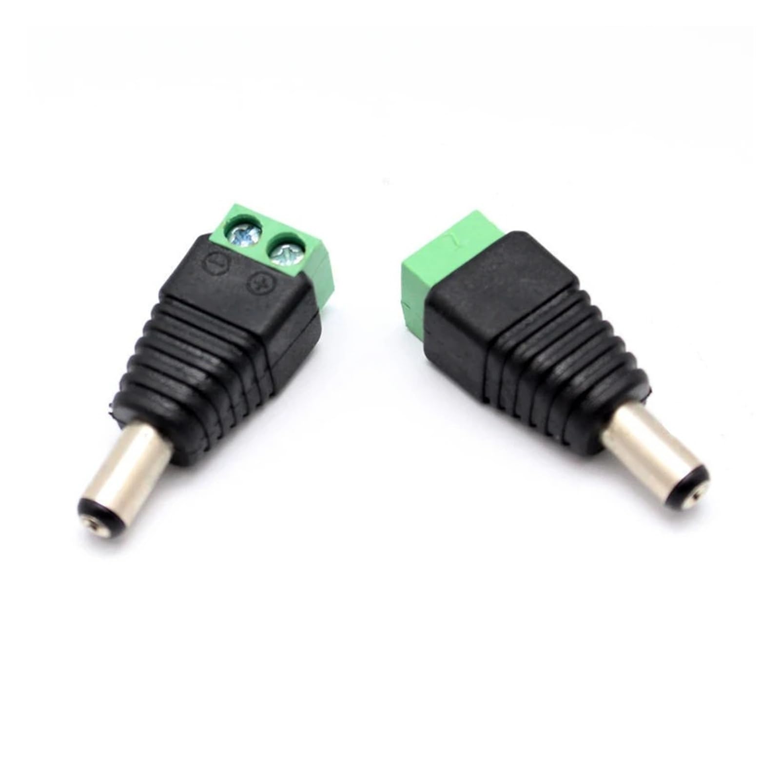 Conector DC 2.1x5.5mm macho hembra clavija jack de corriente 12V para cámaras y luces LED 5 uds 8