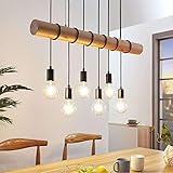 ✔ E27 Fassung Holzlampe: Diese holz Deckenspots bietet eine E27 Fassung und passt zu normaler E27 Leuchtmittel von maximal 40 Watt. Ob das Licht dimmbar, hängt von der Glühbirne ab. Bitte beachten Sie, dass diese Pendelleuchte ohne Leuchtmittel geliefert wird. Aufgrund ihrer Stromersparnis und Langlebigkeit empfehlen wir Retro Edison LED-Glühbirne.