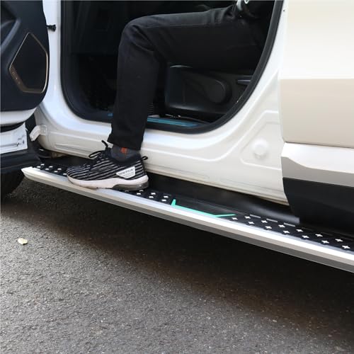 2 estribos laterales de aluminio para Audi Q3 2019-2023 miniatura 5