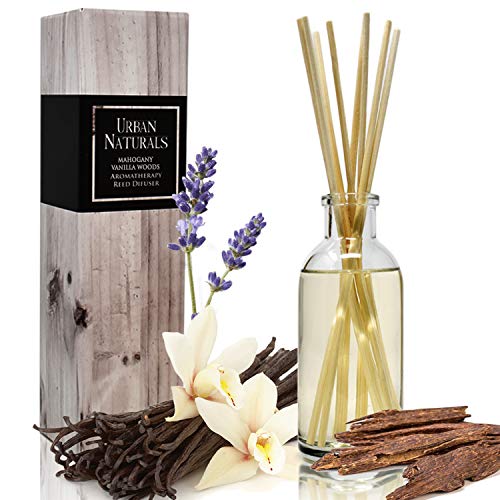 Urban Naturals Juego de difusor de Varillas, Fabricado con aceites Esenciales y botánicos Reales, ambientador Decorativo para Habitaciones Grandes | Hermosa decoración del hogar es un Gran Regalo
