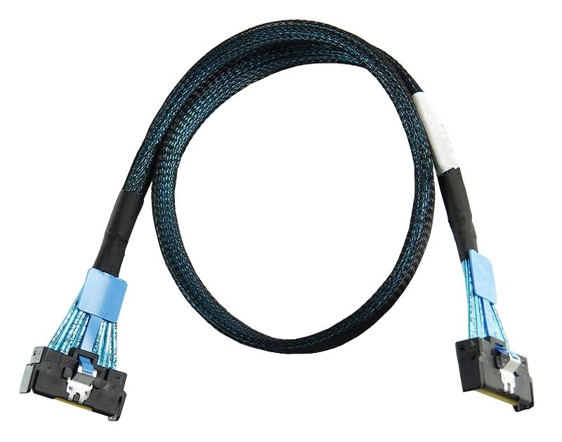Micro SATA Cables MCIO 74P to MCIO 74P Cable – PCIe Gen 5, 50cm