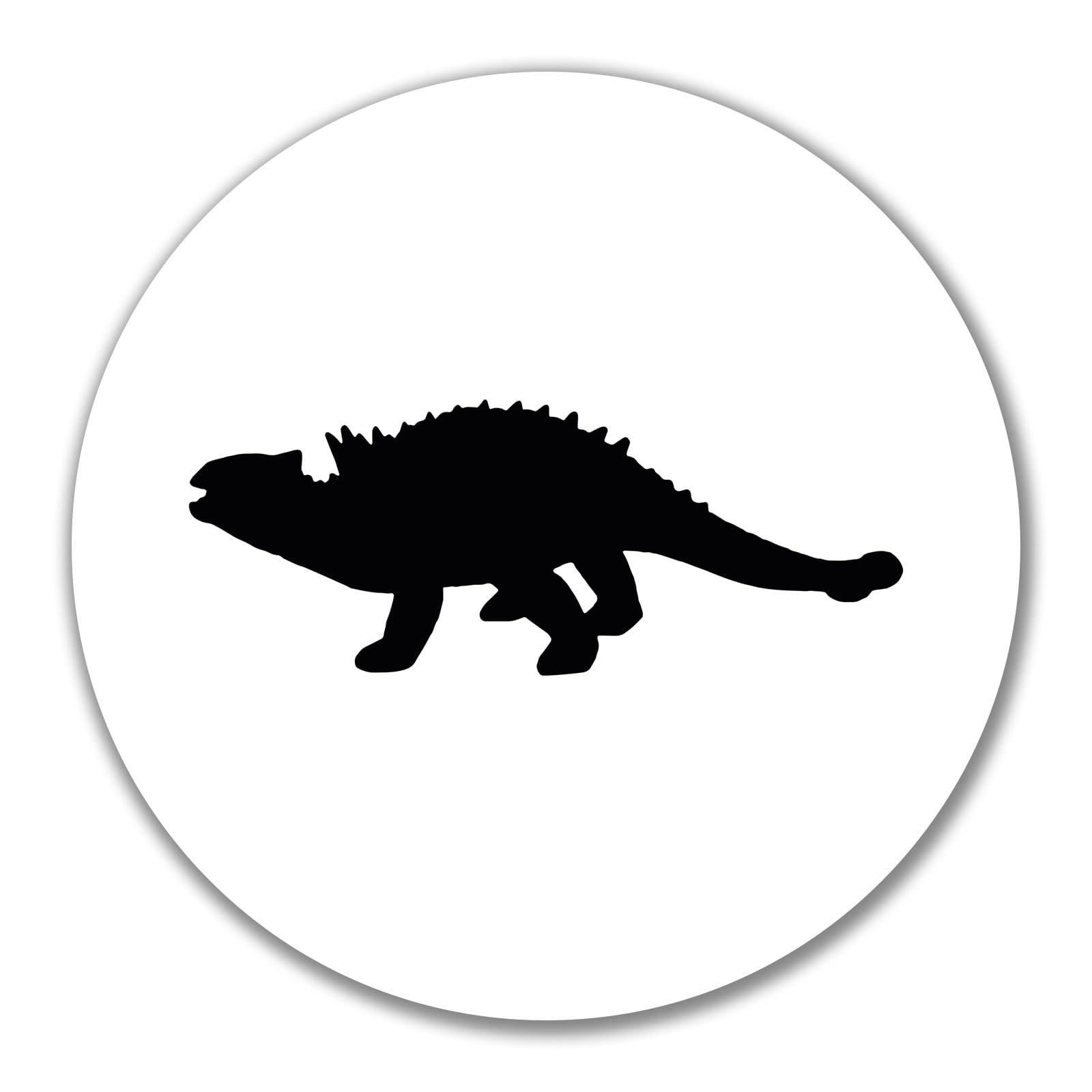 Huuraa Mehrfarbig Sticker Ankylosaurus Gift Sticker 10Cm Ankylosaurus Gift Idea