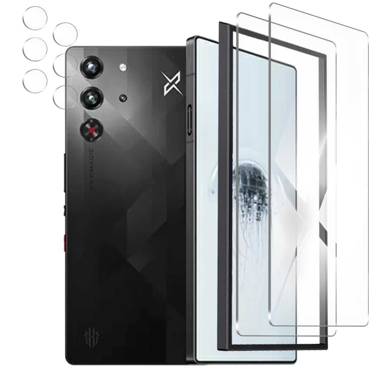 Amazon.co.jp: REDMAGIC 10 Pro ガラスフィルム + REDMAGIC 10