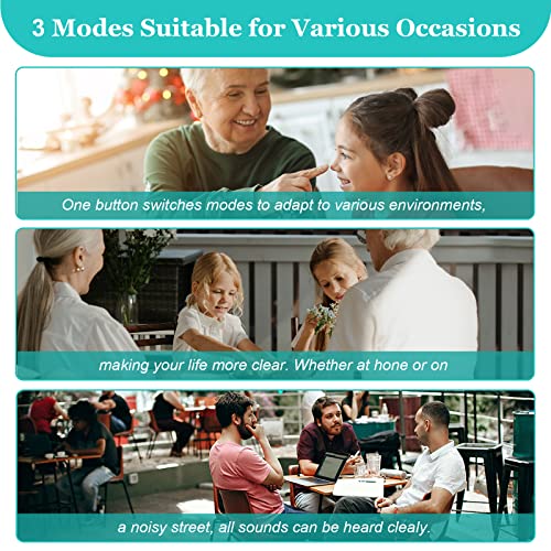 Hearing Aids Rechargeable Hearing Amplifiers With Portable Charging Case In The Ear Hearing Assist Digital Personal Sound Amplifier Devices For Seniors And Adults (Pair) #TOP2