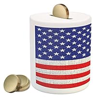 Image of Ambesonne USA Piggy Bank. Brand catalog list of Ambesonne. 