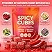 Lignosus Spicy Cubes, Intimacy Gummies with Chili Pepper, Muira Puama, Maca Root, Epimedium, Helps Promote Hormone Balance, Calmness and Intimacy Wellness, Peach Flavor, 30 Gummies (1)