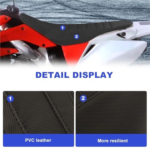 Housse de selle CRF250X rayée pour corriger la posture - 3