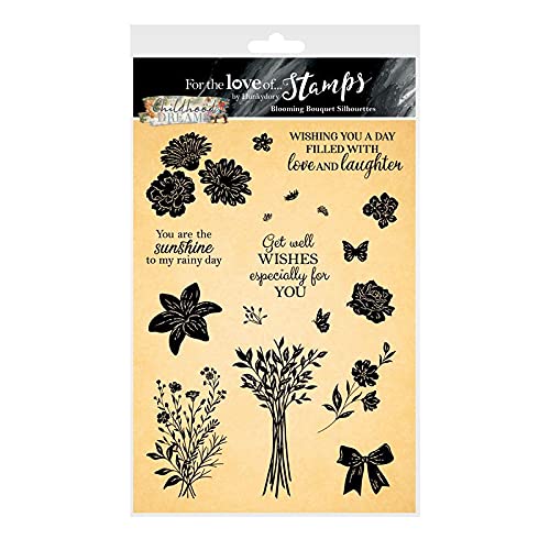 Hunkydory Crafts for The Love of Stamps - Blooming Bouquet Silhouettes - FTLS749