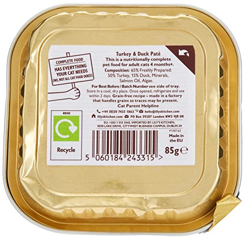 Lily's Kitchen Poultry Fuß Nassfutter für Katzen, 85 g