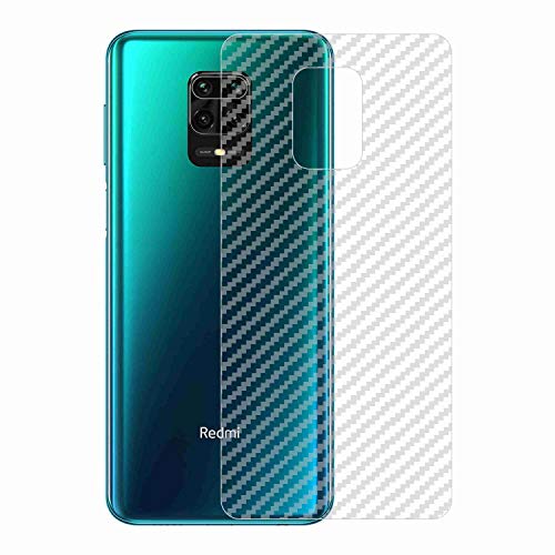 Image of Compatible with Redmi Note 9 Pro Max Back Screen Protective Film Carbon Fiber Skin Transparent Screen Guard Sticker