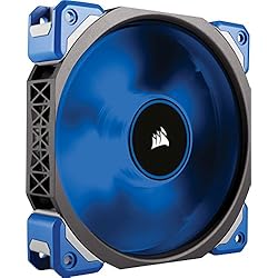 Corsair ML120 PRO Ventilador de PC (120 mm, Levitación Magnética, iluminación LED Azul) Paquete Soltero
