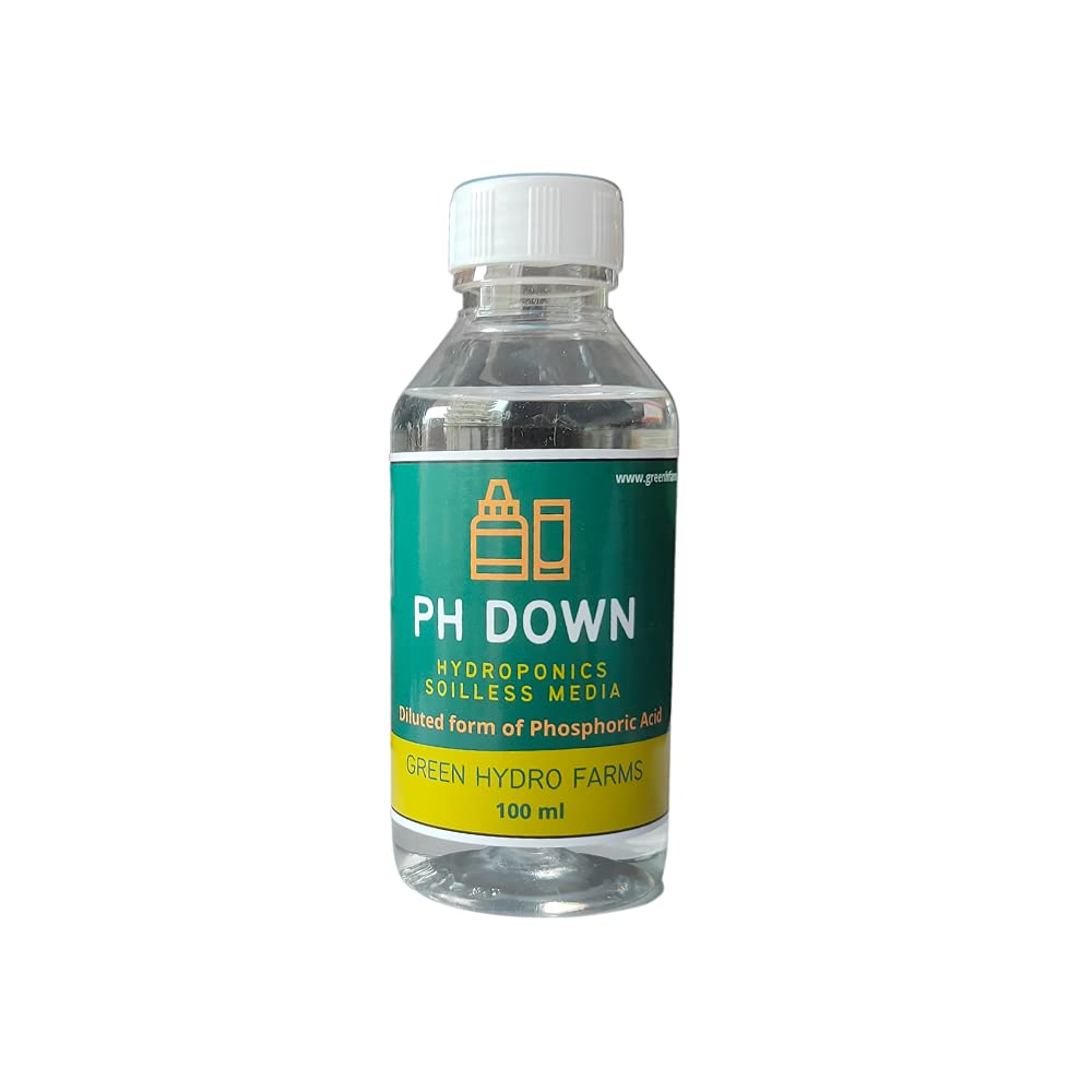 Green Hydro PH Down Solution | Liquid Solution to Adjust pH | 100 ml Bottle | Grow Healthy Grow More (B09DY9J74V) Amazon Price History, Amazon Price Tracker