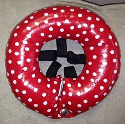 Puppy Bumpers® Rainy Day (Water Resistant) Red Dot 13-16" - Made in USA Puppy Bumpers Stuffed Safety Fence Collar to Keep Your pet Safely on The Right Side of The Fence.