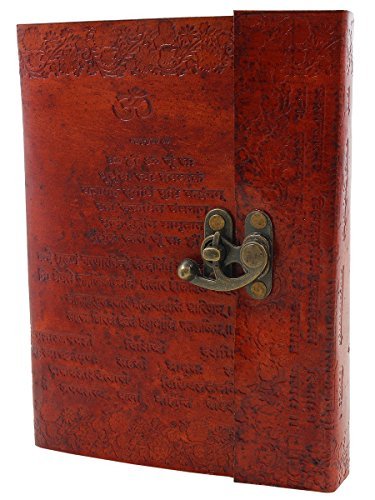 Journal intime en cuir Store Indya carnet vintage sans doublure à clé