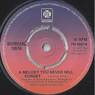 A Melody You Never Will Forget - Hurricane Smith 7" 45