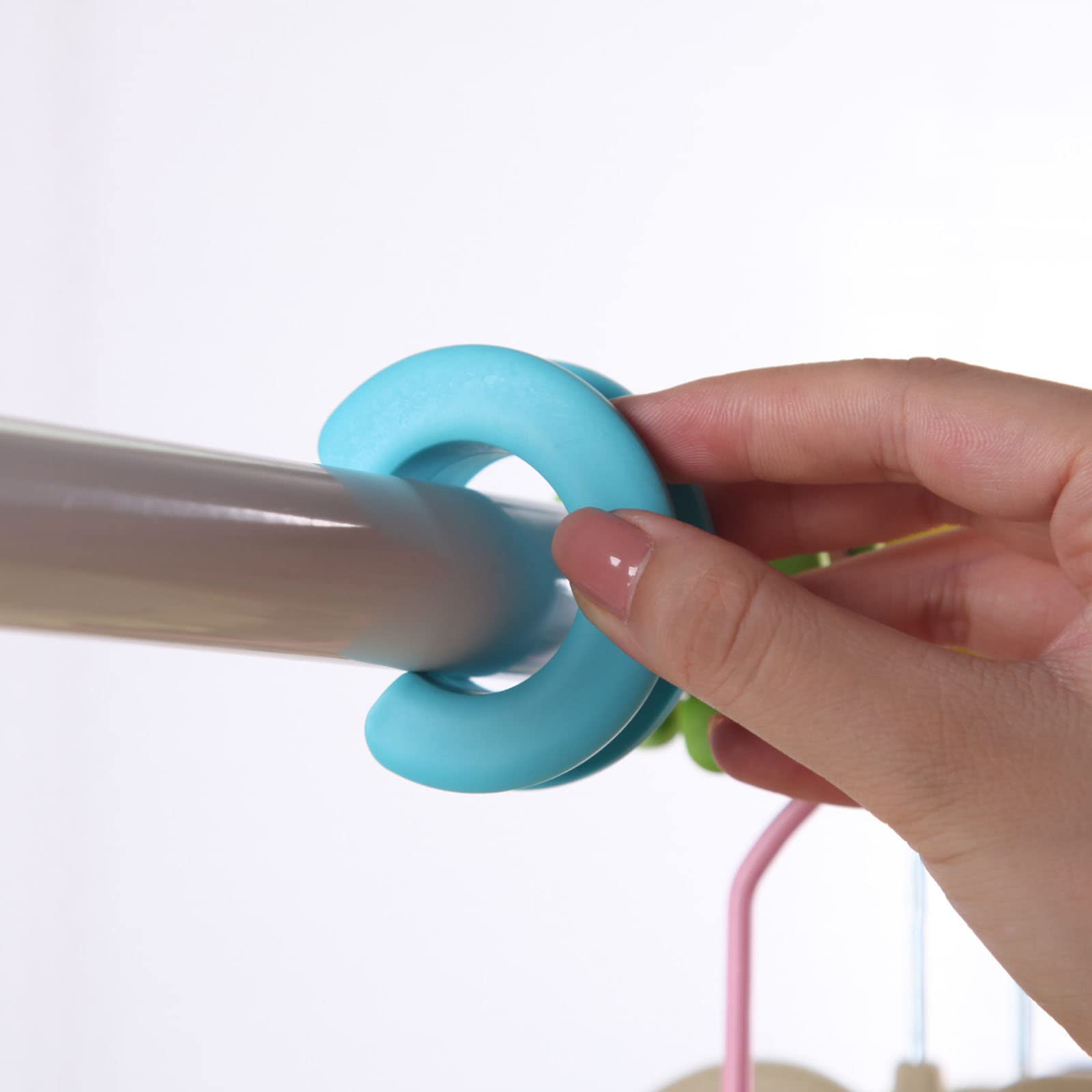 Pjeghbvop 6Pcs Clothes Anti-Off Clothes Fixed Hook Clothes