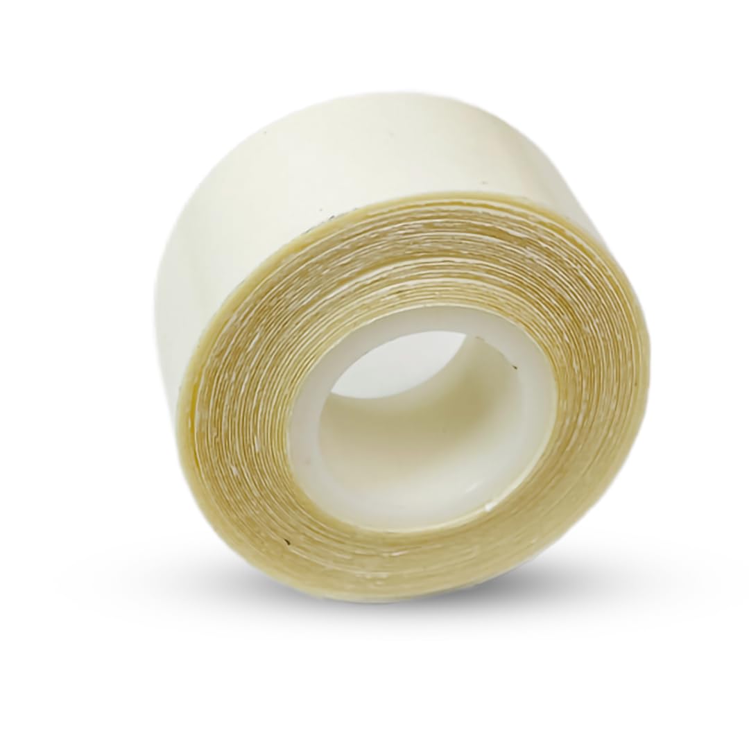 ELCABELL 5 Meters Silicone Hair Patch Double-Sided Tape | Waterproof Adhesive Invisible White for Hair Wig Toupee | Long-Lasting 15-30 Days Hold, Strong Hold (1 Pack)-image-28