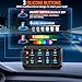 MNJ Motor 8 Gang Switch Panel, Universal Circuit Control Relay System Toggle Momentary Strobe Pulsed On-Off LED Switch Touch Switch Box for Car Boat Marine Pickup Truck UTV ATV, RGB