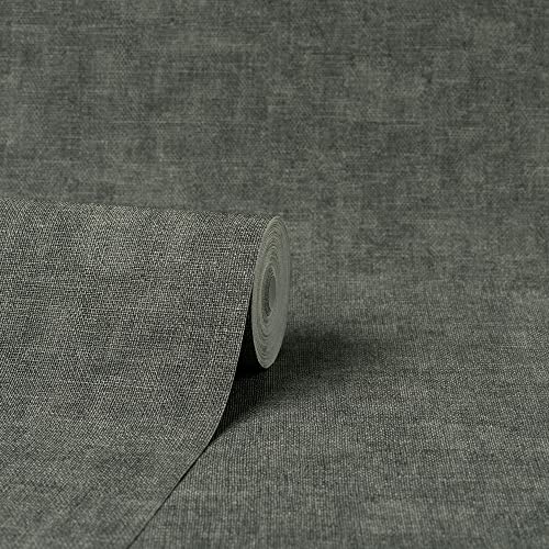 Vymura Milano 9 Hessian Charcoal, 53 x 1005 cm - Image 2
