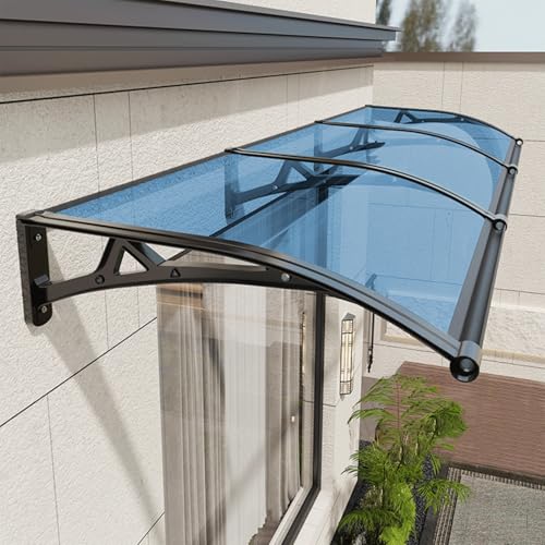 Awning for Door Entrance, Window Awnings Exterior with Aluminum Bracket, UV, Rain & Snow Protection...