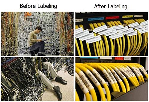 Flylong 18445 VINYL LABEL TAPE Rhino 5200 4200 Label Tape Replacement For Dymo Rhino 18445 Vinyl 3/4 Inch Industrial Permanent Label Tapes thumb #4