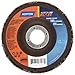 Norton Blaze R980P Abrasive Flap Disc, Type 29, Round Hole, Fiberglass Backing, Ceramic Aluminum Oxide, 7" Dia., 36 Grit (Pack of 1)