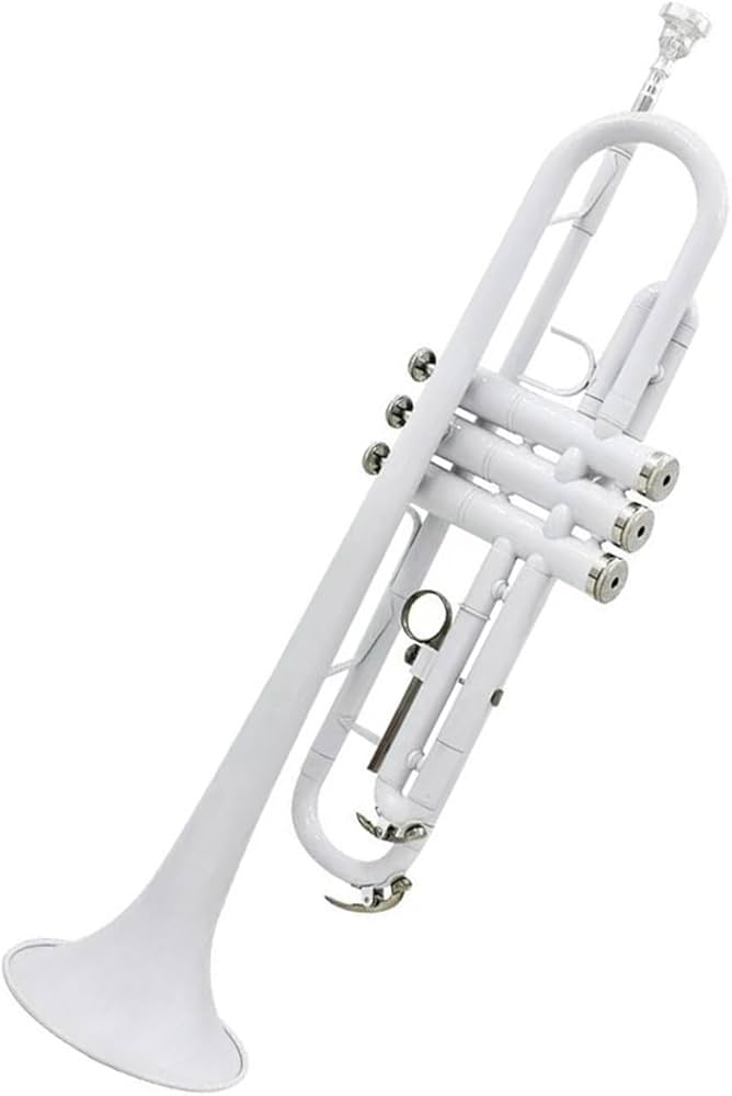 Amazon | トランペット ホワイトトランペット Bbフラット真鍮素材