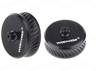 WORKER Flywheel Black Slanted Power Type for Nerf STRYFE Rapidstrike