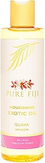 PURE FIJI Nourishing Exotic Body Oil - Natural Coconut Oil for Skin in Bath & SPA with Vitamin E - Body Oil, Massage Oil, Body Lotion For Women and Men, Guava, 8oz
