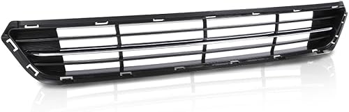 G-PLUS Parrilla de radiador de parachoques inferior delantero con cromo negro compatible con Kia Optima (submodelo Limited, SX, LX, EX) 2014 2015