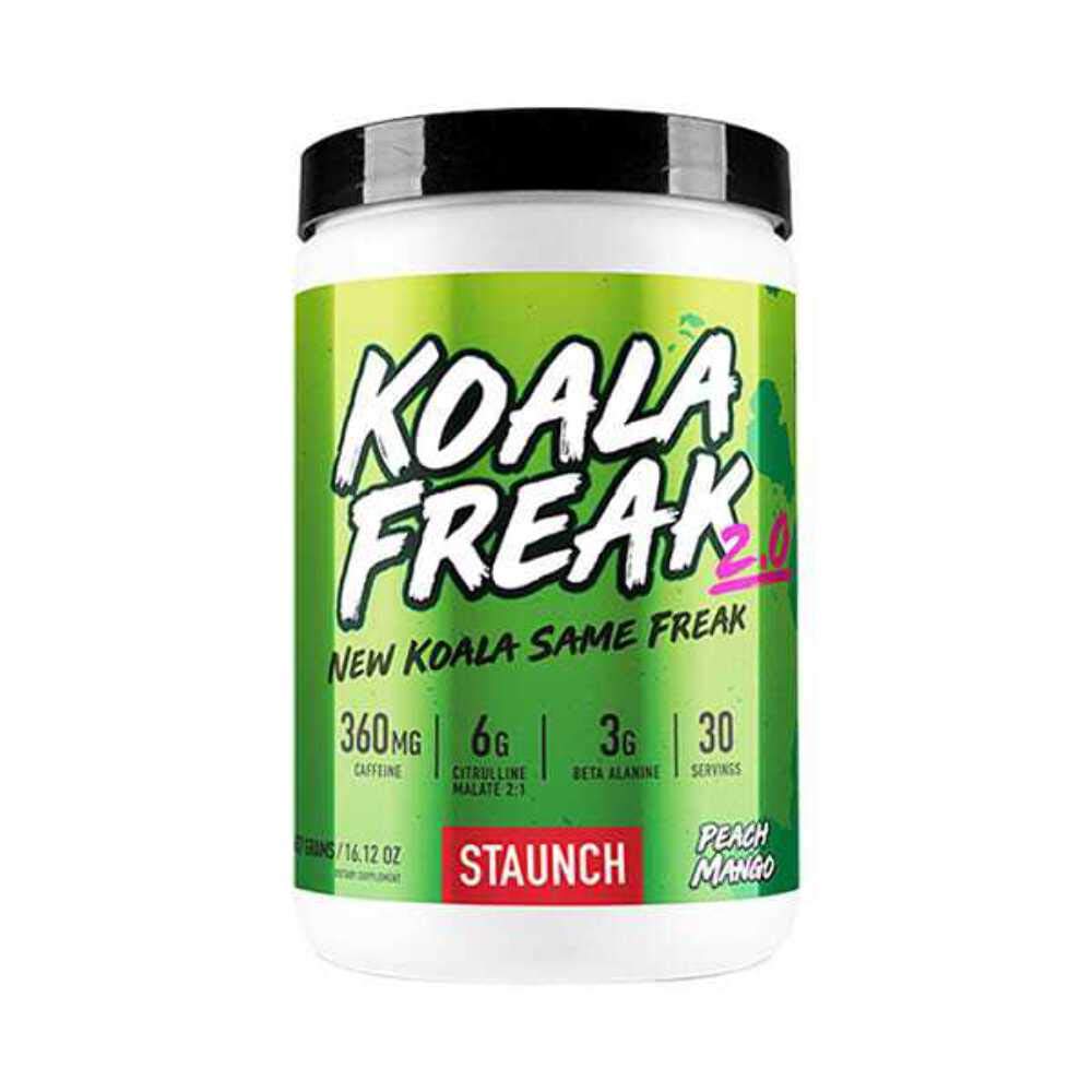 Amazon.com : Staunch Koala Freak 2.0 Pre-Workout (Blue Raspberry