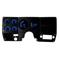 Vista 1 de Intellitronix Panel de indicador digital de barras LED para camiones Chevy 1973-1987 – Actualización de panel de tablero de ajuste directo