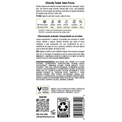 Biotera Ultra Moisturizing Shampoo | Dry, Damaged, Coarse Hair | Microbiome Friendly | Vegan & Cruelty Free | Paraben & Sulfate Free | Color-Safe | 32 Fl Oz #TOP7