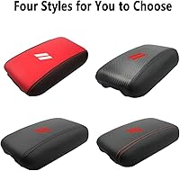 Vista 90 de Funda para reposabrazos de consola central, de piel, antiarañazos, protector de reposabrazos central, accesorios de decoración interior, compatible