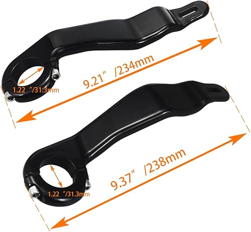 Miniatura 7 de WOWTK Kit de soporte de carenado para Harley Road Glide FLTRX FLTRK FLTRXS FLTRU FLTRUSE 2015-2024, negro