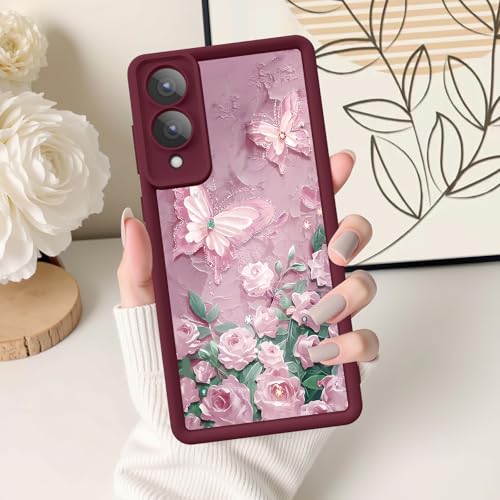 Coque Galaxy S25 Edge papillon rose, finition premium 3D durable - 4