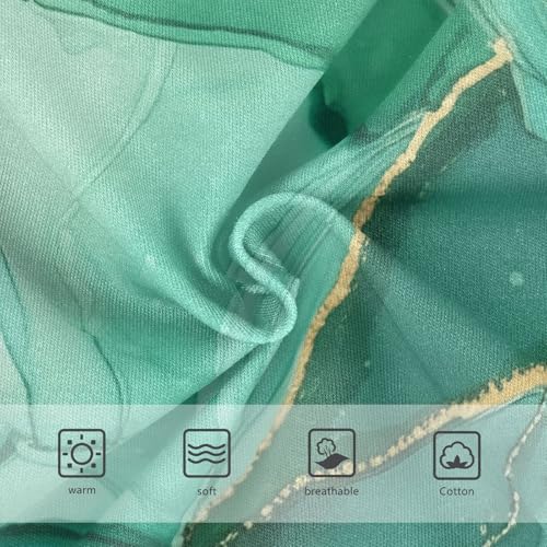 Cotton Girls Underwear Toddlers Abstract Watercolor Green Teal Little Girl Panties Print Kids Briefs Undies 2t3