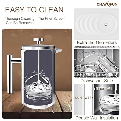 CHAYUFUN 34oz Mirror Finish Press