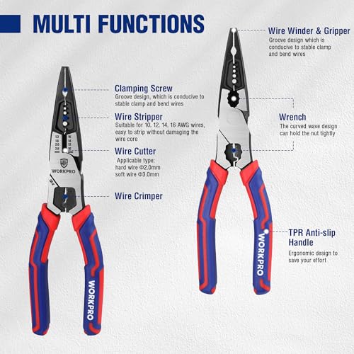 WORKPRO Multifunctionele tang - Afbeelding 3
