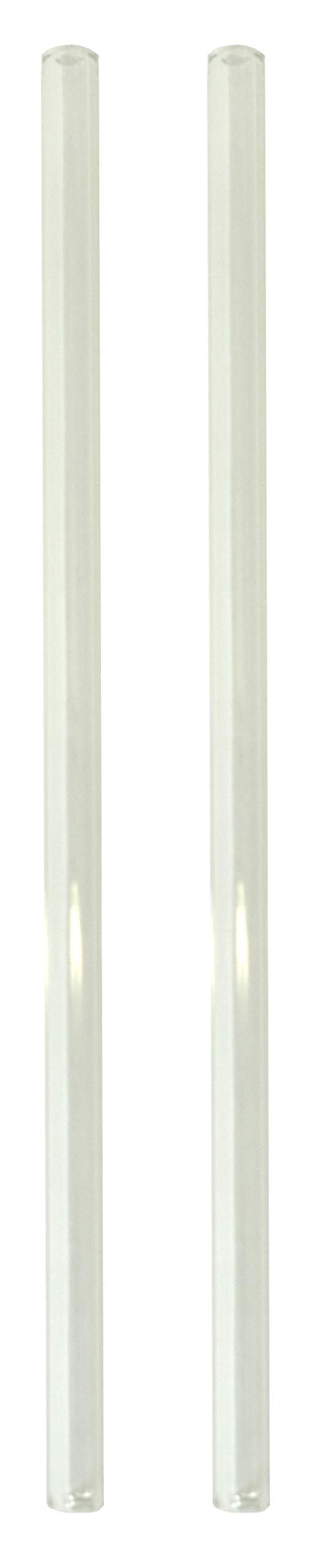 Bunte Glas-Trinkhalme Borosilicat Gerade 24 Cm 10 Stück