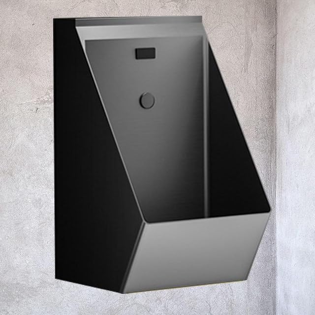 YASS Inodoro para baño Familiar, urinario para Hombres de Acero Inoxidable 304 con válvula de Descarga con Sensor, urinario Comercial para Hombres.
