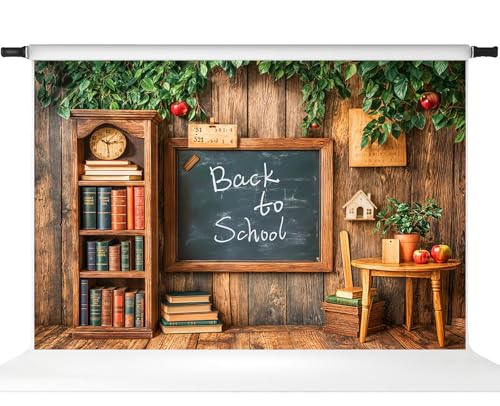 Toile de fond pour photographie de rentrée scolaire tableau noir 3x2m