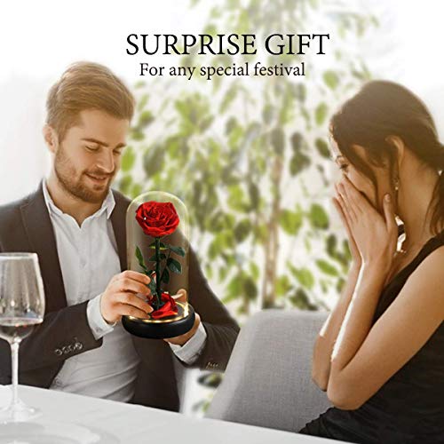 Anaoo Rosa eterna sotto campanella Genuino Fiore