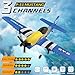 HAWK'S WORK 3 Channel RC Plane P-51D Mustang, Remote Control Airplane Ready to Fly, 2.4GHz 6-axis Gyro Stabilizer, Easy to Fly for Kids & Beginners