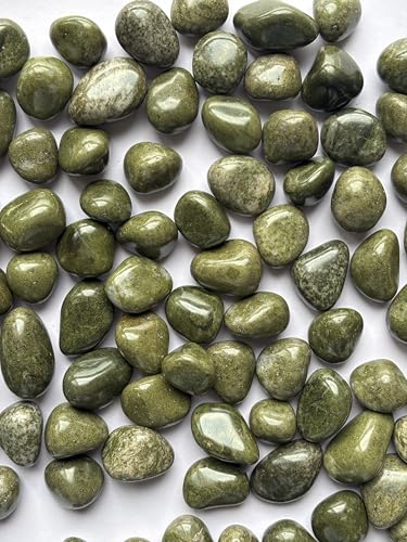 Image of Tumbled Stones, Natural Crystal Healing Stones, Home Office Decor, Aquarium Decorative Pebbles, Vase Fillers (Vasonite, 50)