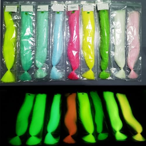 Fibra sintética para atado de moscas 9 colores miniatura 3