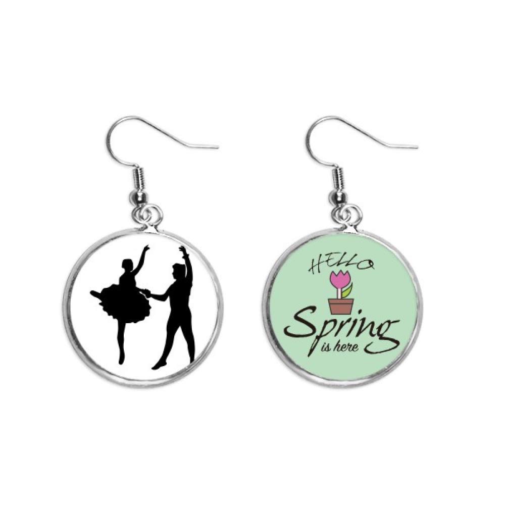 Pendientes de bailarina Dancer Duet para primavera y looks de danza chic 5