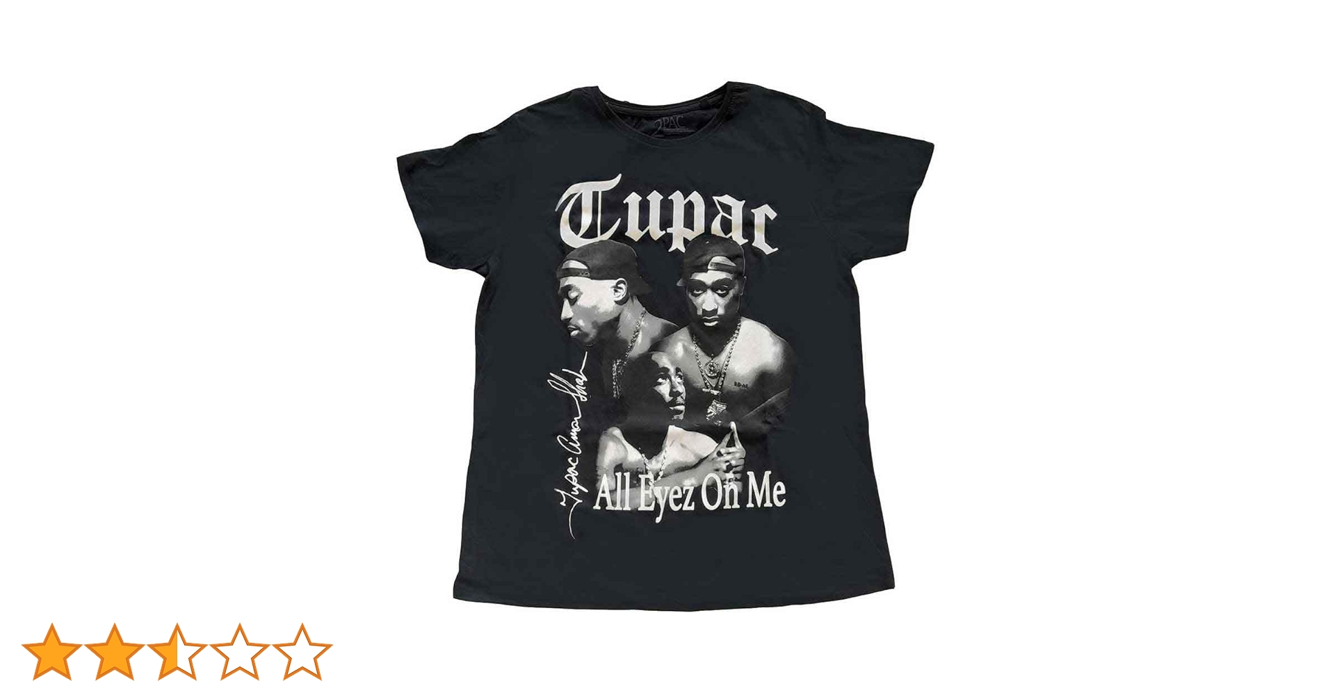 Tupac T Shirt 2Pac All Eyez On Me Logo New Official Womens