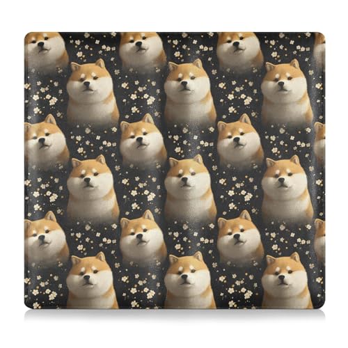 Car Registration and Insurance Holders Dogs Cute Print, PU Leather for License Documents Cards2
