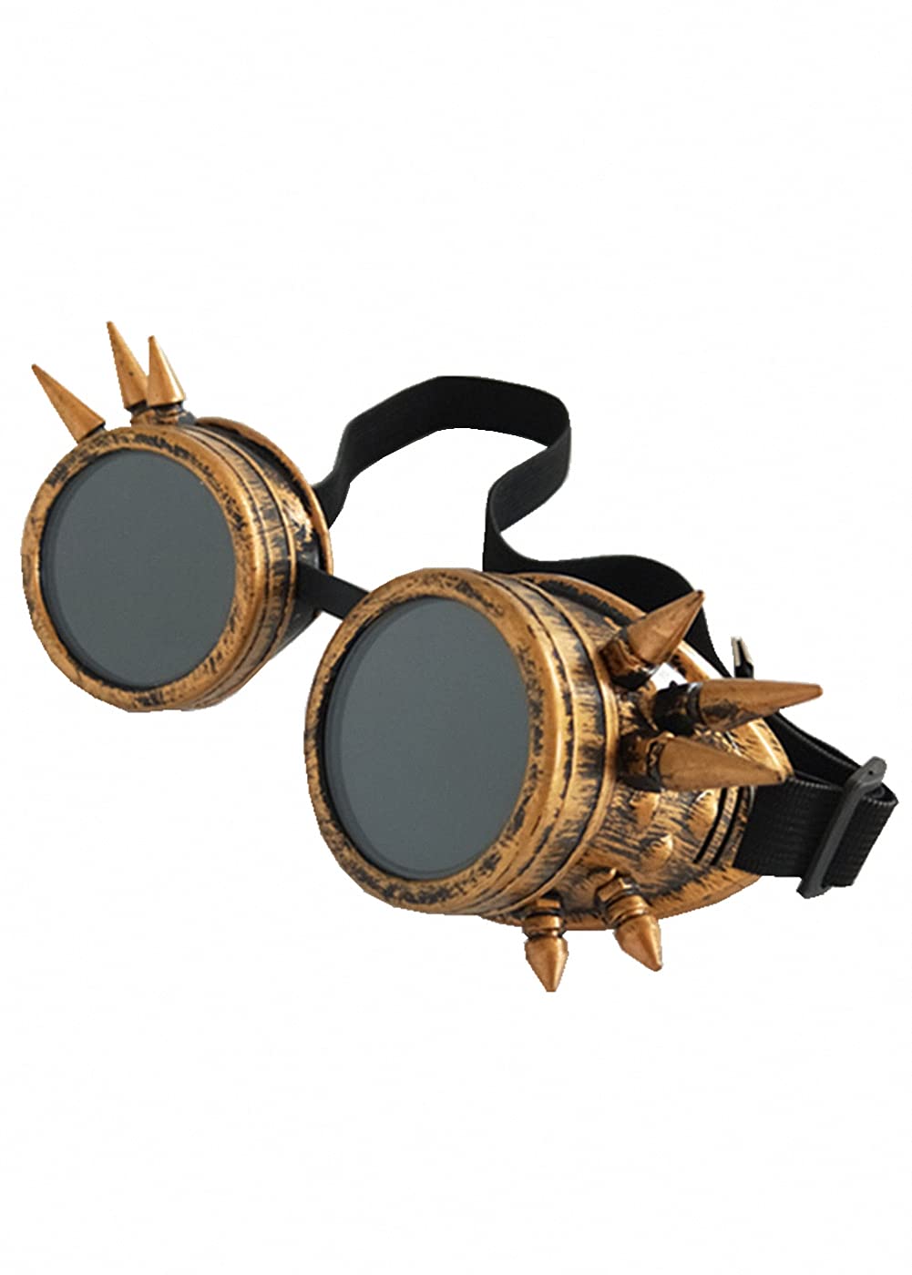 Ulalaza Vintage Steampunk Goggles Glasses Victorian Retro Cyberpunk Gothic Cosplay — image 1